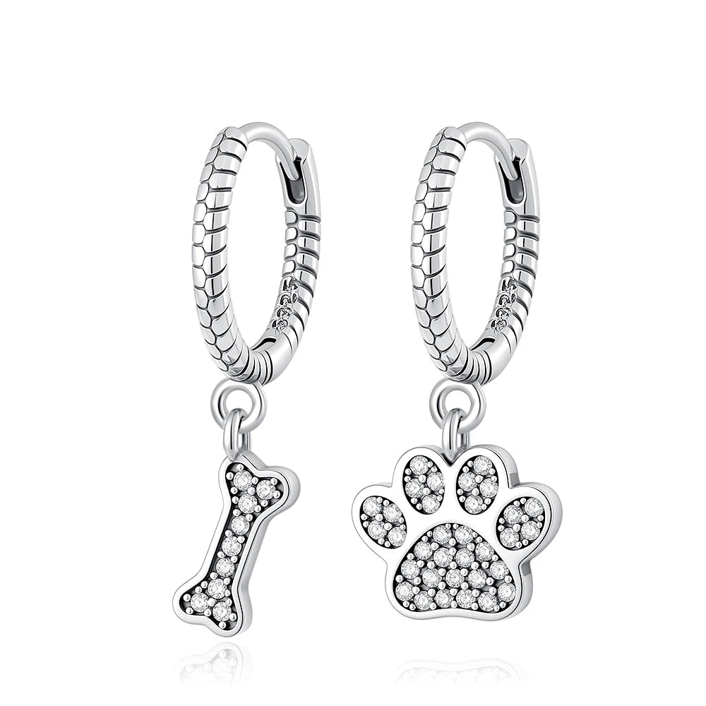 2026 Neue 925er Silber Elefant Kirschblüten Schmetterling Herz Ohrringe, eine zarte Wahl für Damenschmuck