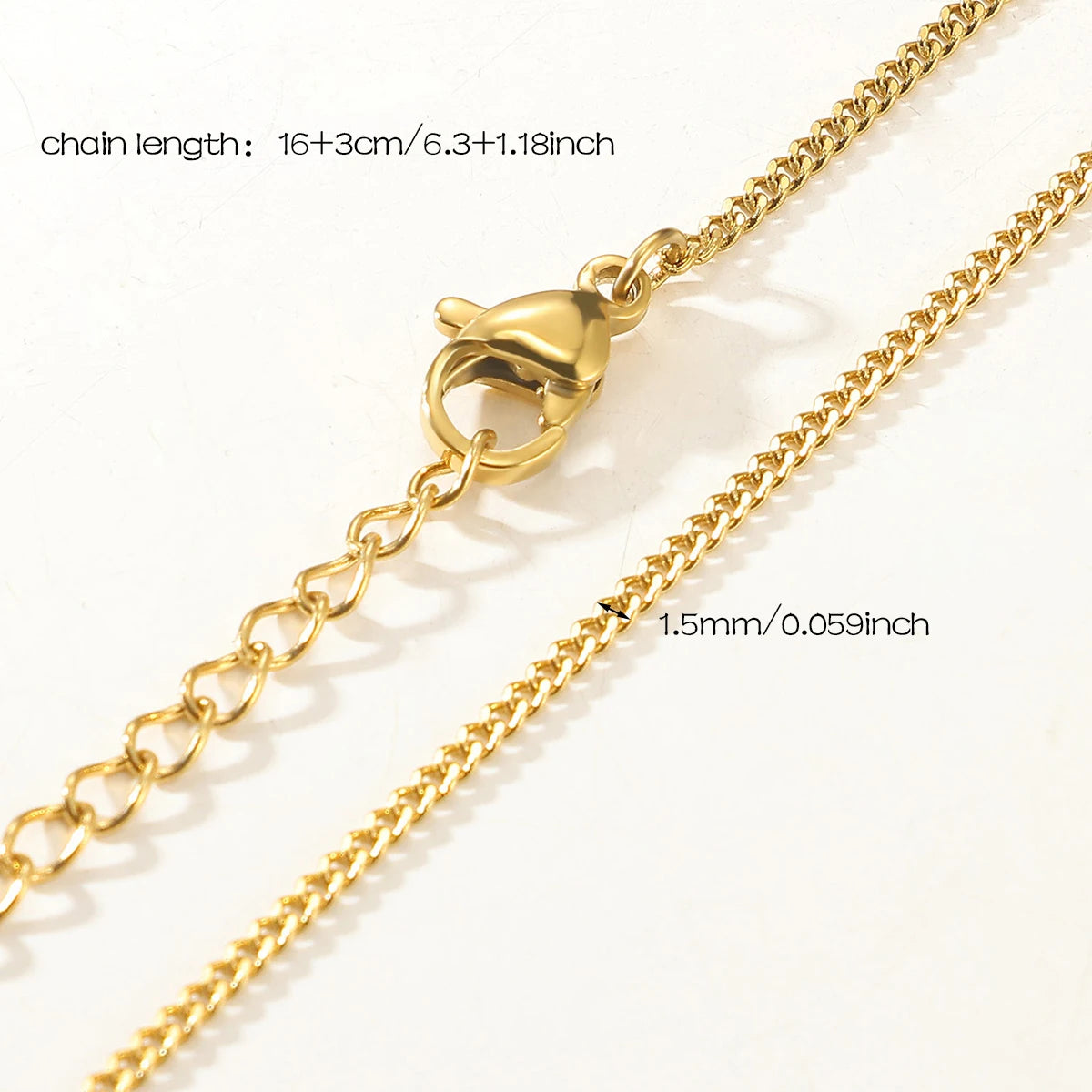 10pcs/Lot 45cm Stainless Steel Golden/Silvery Color 304 Chains Necklace Women Jewelry Making Accessories DIY Handmade Supplies