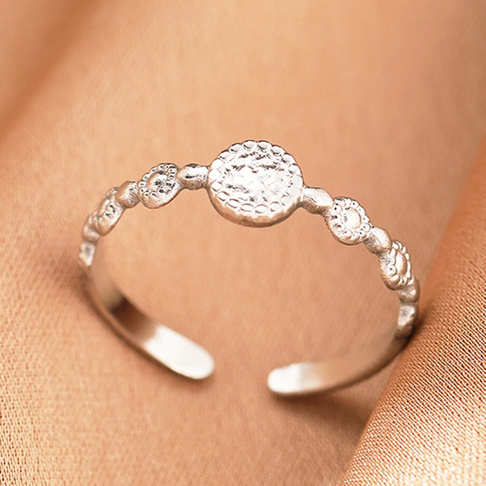 Edelstahlringe Schlichter Geometrischer Modeschmuck Vintage Fein Verstellbare Offene Ringe Für Frauen Schmuck Hochzeiten Geschenke Neu Trendy