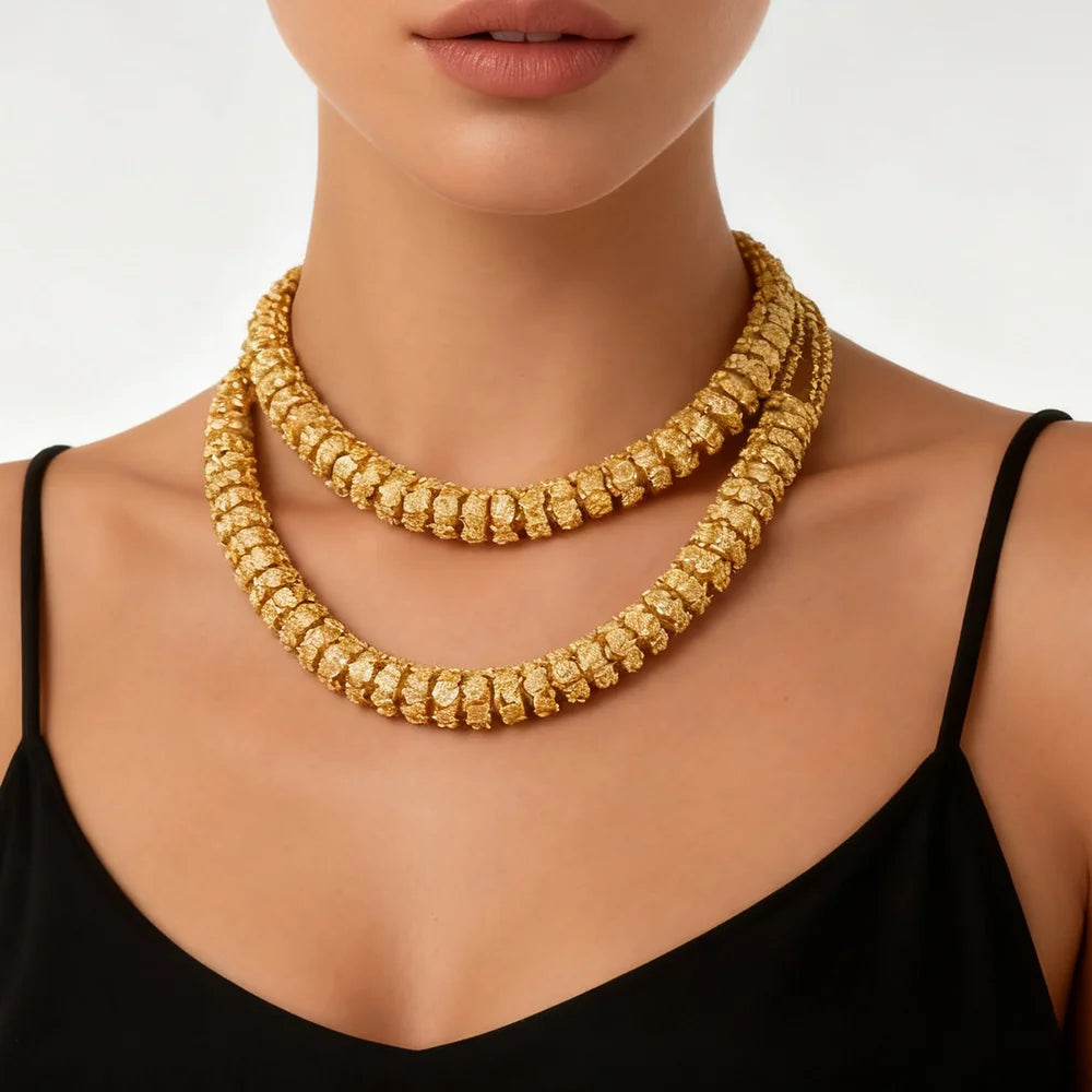 Vergoldete Ohrringe Ring Halsketten für Damen Luxus Gold Cuban Halsketten Set Hochwertige Designer Herren Damen Schmucksets Geschenk
