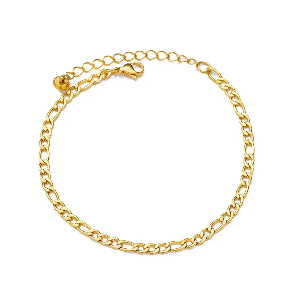 Tobilleras Boho Drops para mujer, tobillera de acero inoxidable chapada en oro, regalo de joyería estética de lujo para boda