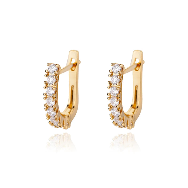 Luxus Stern Pendientes Ohrringe für Frauen Mädchen Edelstahl Minimalist Hoop Piercing 2025 Neu In Y2K Schmuck aretes de mujer