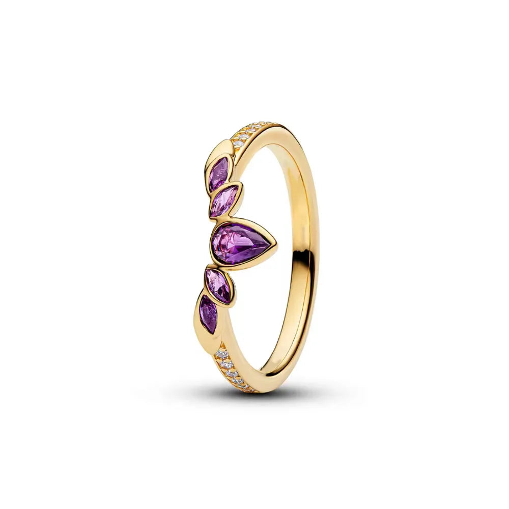 925 Silberring, neu, heiß begehrt, goldfarbene Ringe, für jeden Anlass geeignet, Armband und Halskette passend, DIY Geburtstagsgeschenk