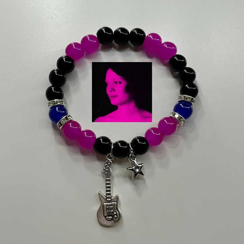 2tlg./Set Mode Paar Perlen Armband TV Girl Partnerarmbänder Who Really Cares Album Inspirierte Armbänder Freunde Schmuck Geschenk