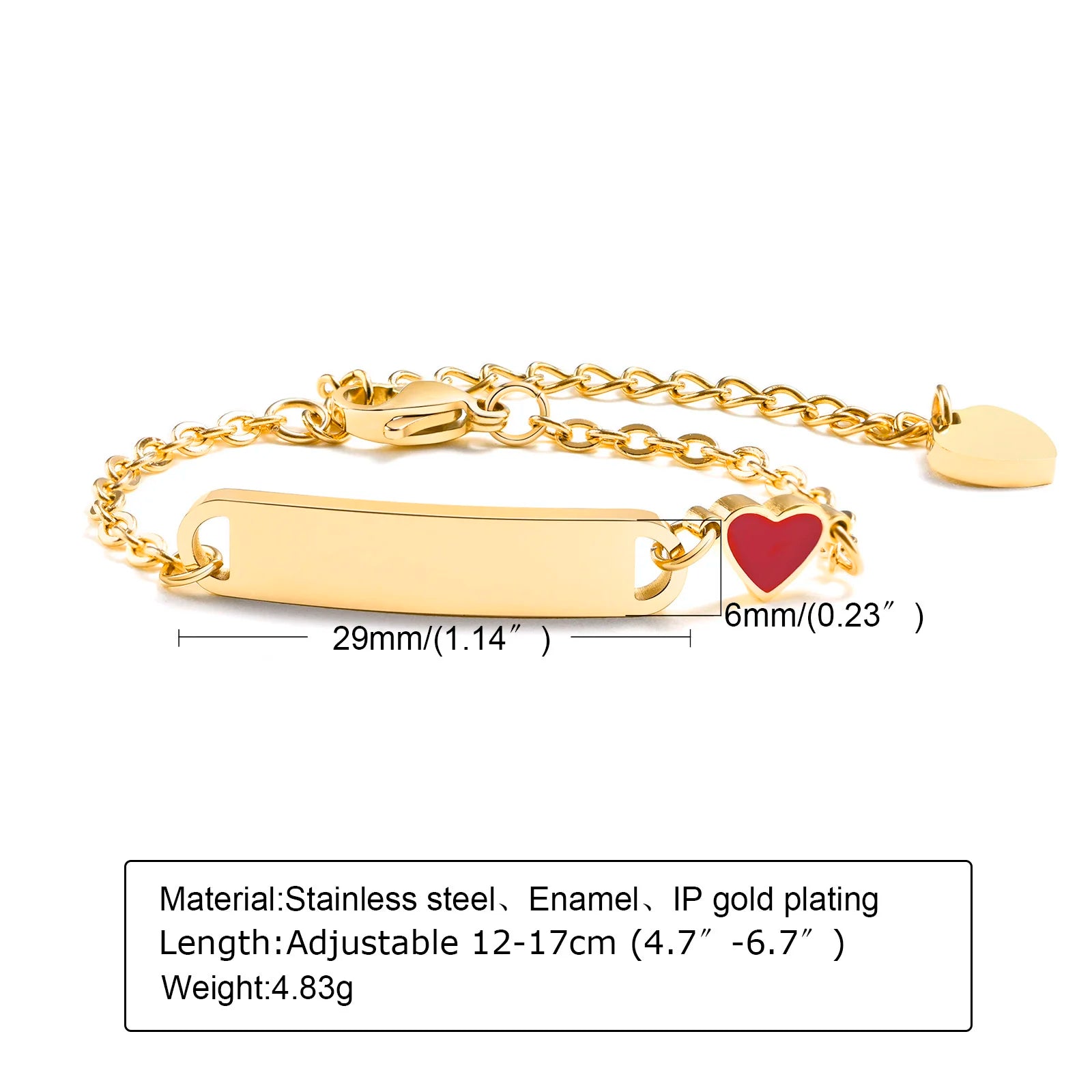 Personalisiertes Armband für kleine Jungen Mädchen, Edelstahl gravierter Name Datum Sohn Tochter Mama Taufgeschenk