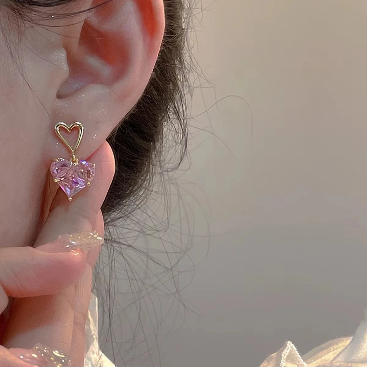 Fashion Cosmic Star River Ohrringe Blau Opal Nische Einzigartige Planeten-Ohrringe Ohrstecker Damen Vielseitiger Ohrschmuck