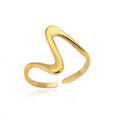 Stainless Steel Rings for Women Waterproof Open Gold Color Ring Wedding Couple Band Jewelry Gifts Free Shipping Items anillos