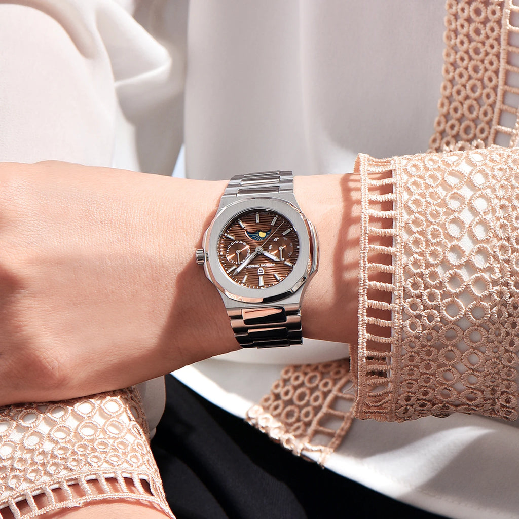 2024 Neue PAGANI DESIGN Damenuhren Luxusuhr für Damen Quarz-Armbanduhr Damen Saphir Wasserdicht Exquisites Geschenk Uhr