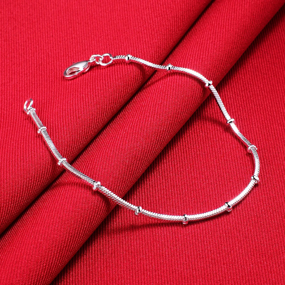 Feine Top-Marken 925 Sterlingsilber Armbänder Halsketten Schmucksets Perlen Schlangenkette für Damen Herren Hochzeitsfeier Geschenke