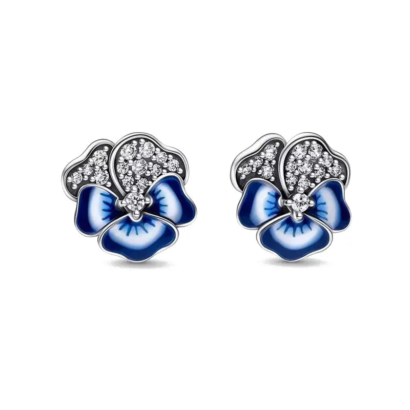 Weihnachten 925er Silber Gänseblümchen Ohrstecker, passend für Damen Festival Exquisiter Charm Schmuck Geschenke