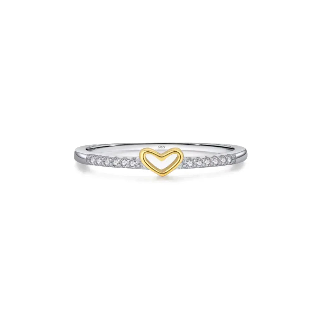 925er Silber Ring Heißer Verkauf Muttertag Mama Größe 6 7 8 9 Rot Blauer Stein Schmuck Charm Passender DIY Geburtstagsgeschenk