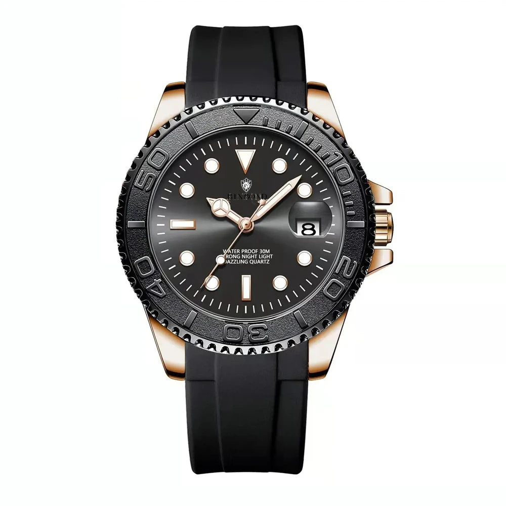 Nuevo Reloj Automático para Hombre, Bisel Deportivo, Digital Gris, Relojes de Lujo para Hombre, Relojes de Pulsera de Cuarzo de Moda, Regalos para Hombre, Todo por 1 Real