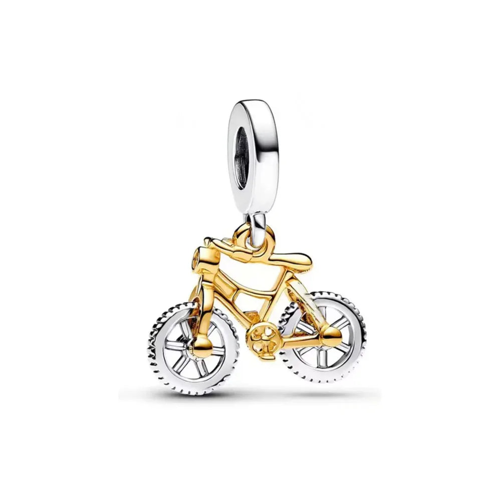 2026 Neuer S925 Silber Hohl-Elefant Affe Auto Anhänger Passend für Original Armband DIY Zubehör Damen Charm Schmuck Geschenke