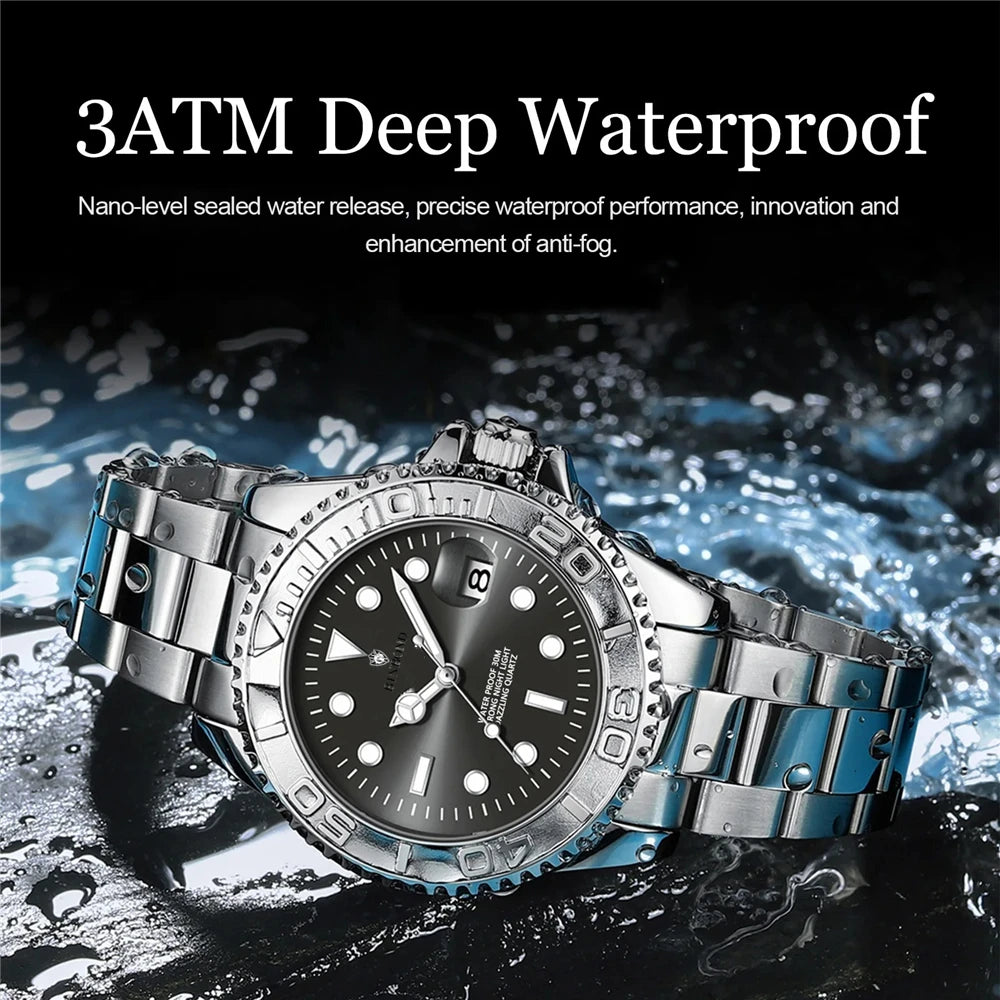 Luxusuhr Herren Hochwertige Neue Marke Sportmode Quarz Armbanduhren Männer Geschenke Automatische Uhren Herren Kaffee Digitale Uhr