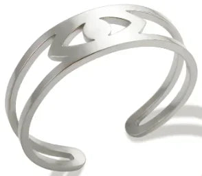 Großhandel High-End wasserdicht dreidimensionaler M-Buchstabe hohler Edelstahl Fingerring trendig für Damen personalisierbarer Schmuck