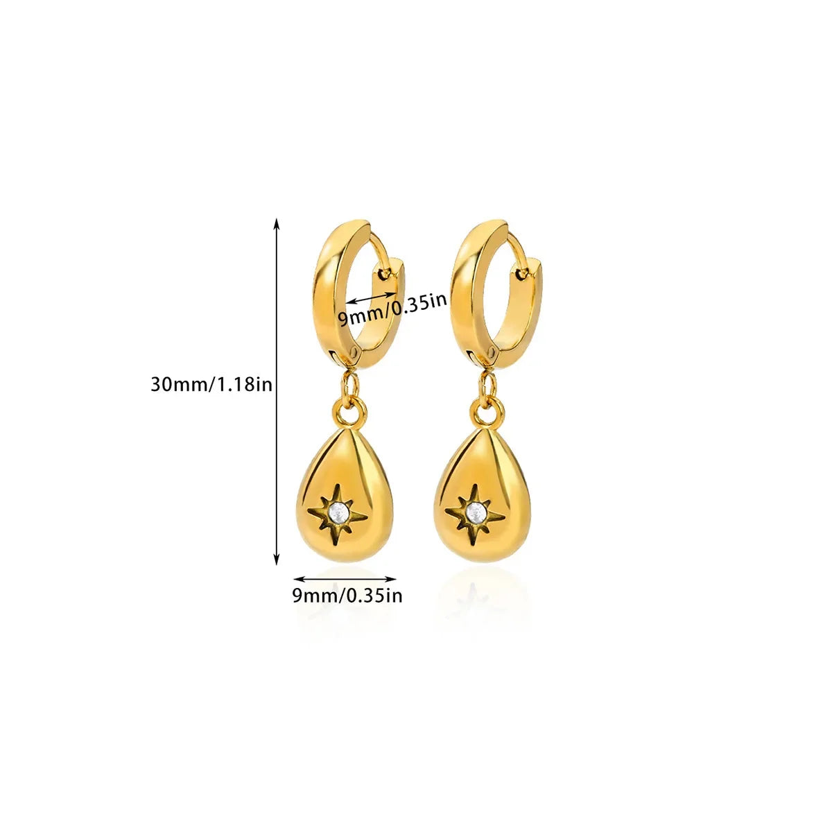 Pendientes de acero inoxidable con flor geométrica para mujer, aretes dulces con forma de girasol, chapados en oro, joyería para perforación de orejas, accesorios de boda, regalos