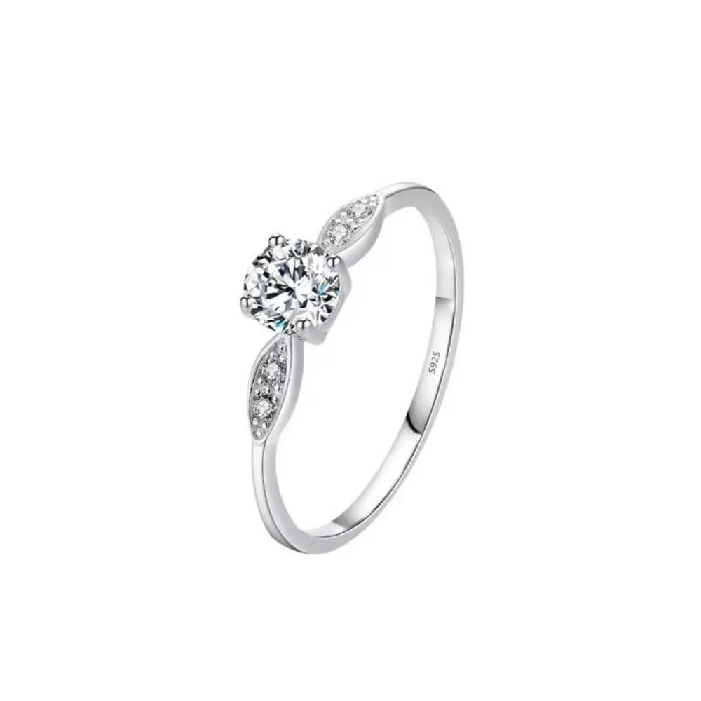 925er Silber Ring Heißer Verkauf Muttertag Mama Größe 6 7 8 9 Rot Blauer Stein Schmuck Charm Passender DIY Geburtstagsgeschenk
