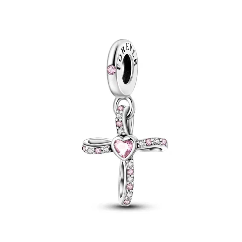 Heiß verkaufter Weihnachts-Weihnachtsmann 925er Silber Charm Bead passend für europäische Armband-Armreifen Damenhalskette Schmuck