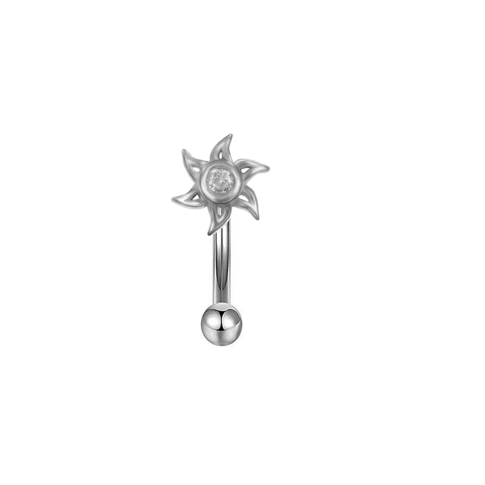 Rook piercing Butterfly Ear Cartilage Eyebrow Tragus Helix Piercing Stud Curved barbell Wholesale Body  Jewelry