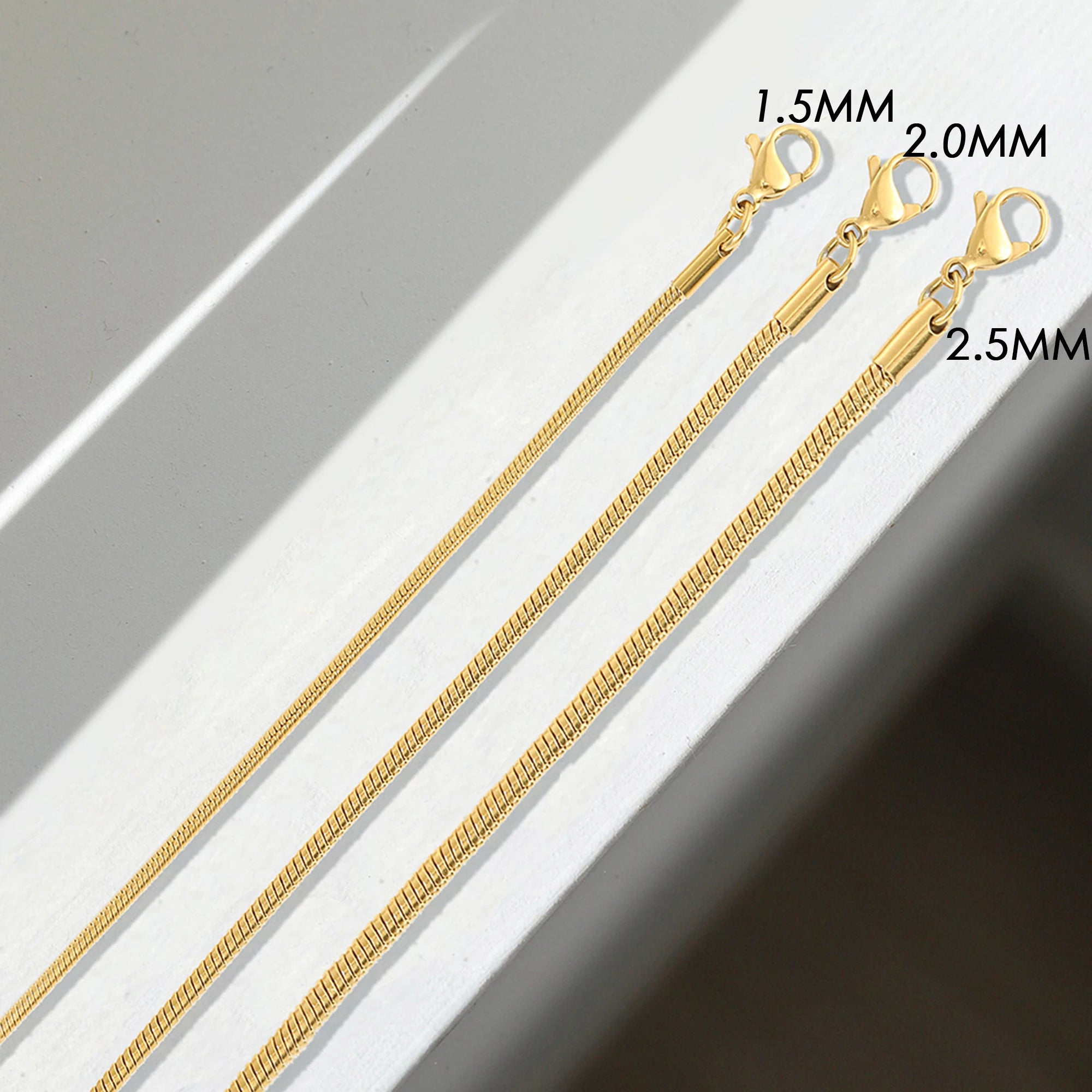Snake Chain Anklet Stainless Steel Adjustable Chain Ankle Gifts for Women Girls Jewelry Accessories Wholesale Dropshipping
