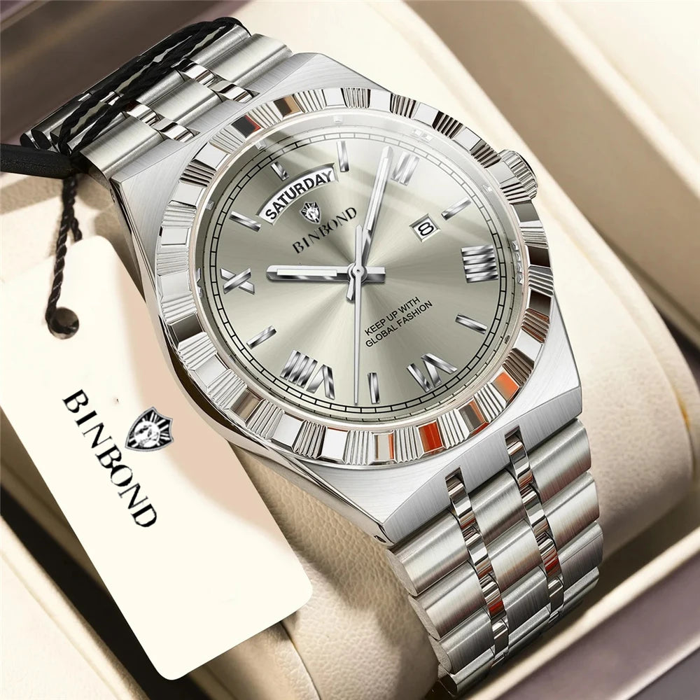 Nuevos relojes automáticos para hombre, relojes de pulsera de cuarzo de moda de marca de alta calidad para hombre, relojes de lujo, regalos para hombre, reloj digital deportivo
