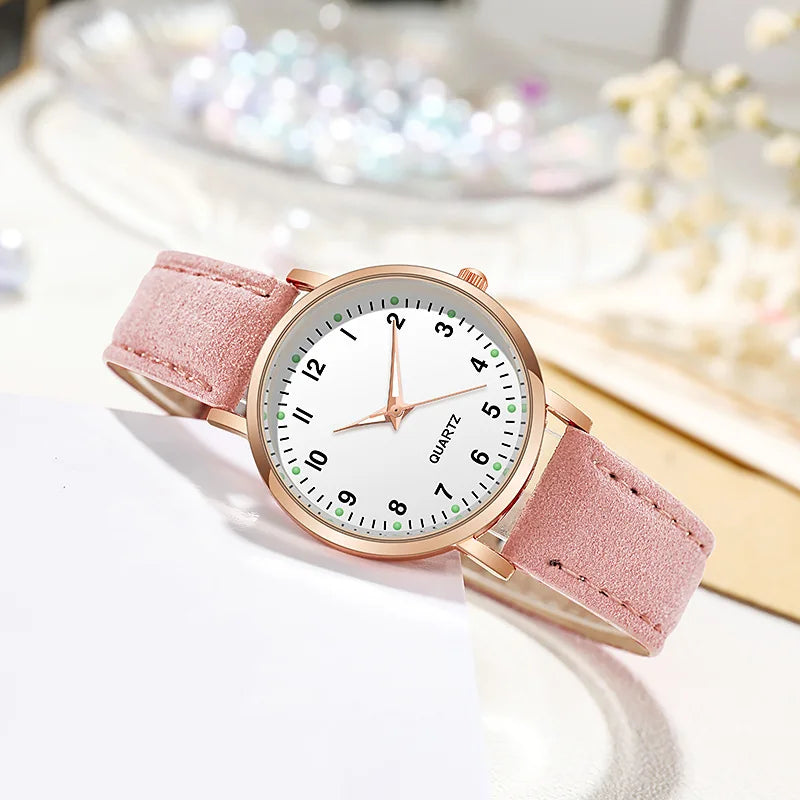 Modeuhr Für Frauen Leder Quarzuhren Damen Luxus Hintergrundbeleuchtung Armbanduhr Uhr relogio feminino
