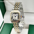 Neue Damenuhr Leichte Luxusmarke Business Gold Edelstahl Damenmode Quarzuhren Weibliche Uhr Armband Armbanduhr