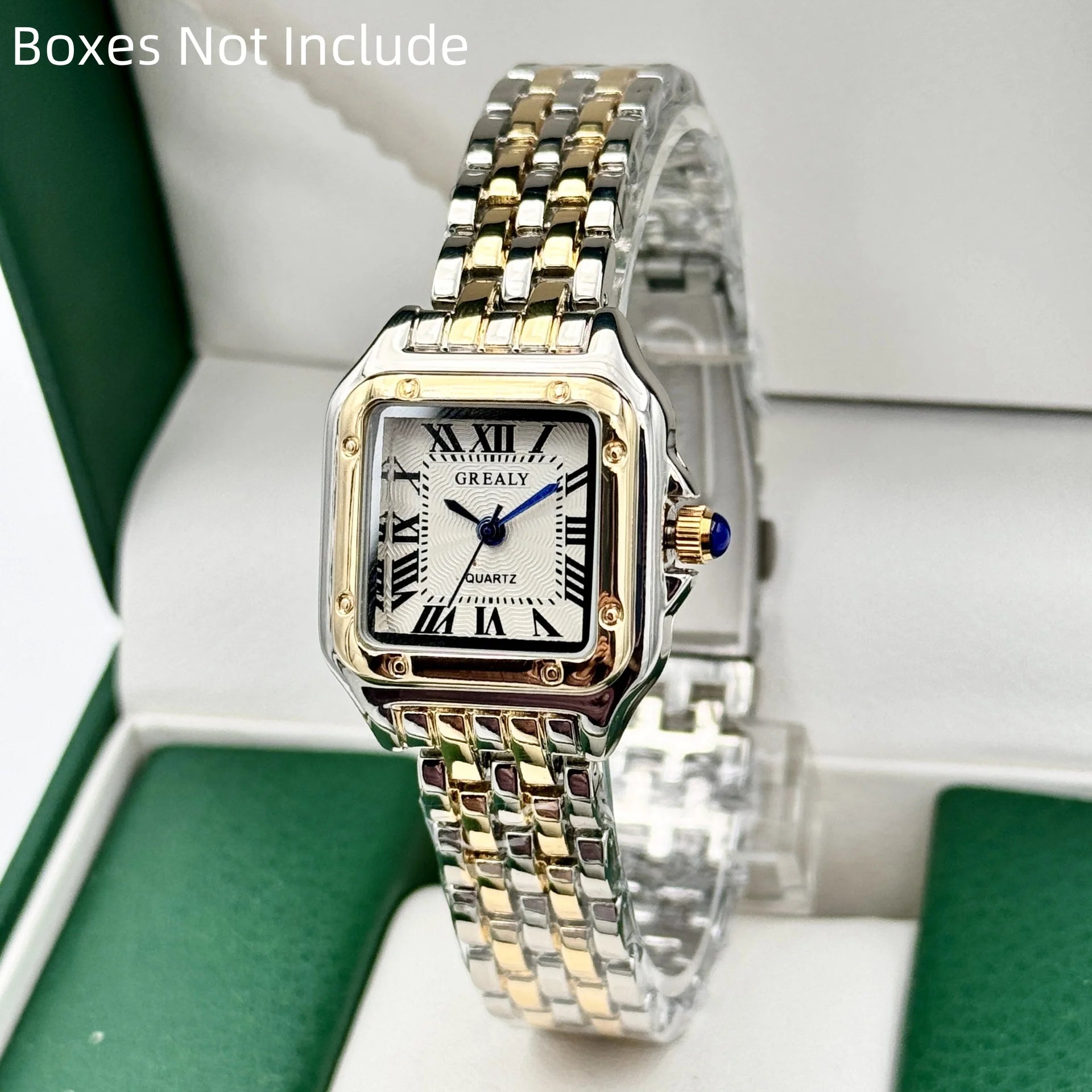 Neue Damenuhr Leichte Luxusmarke Business Gold Edelstahl Damenmode Quarzuhren Weibliche Uhr Armband Armbanduhr