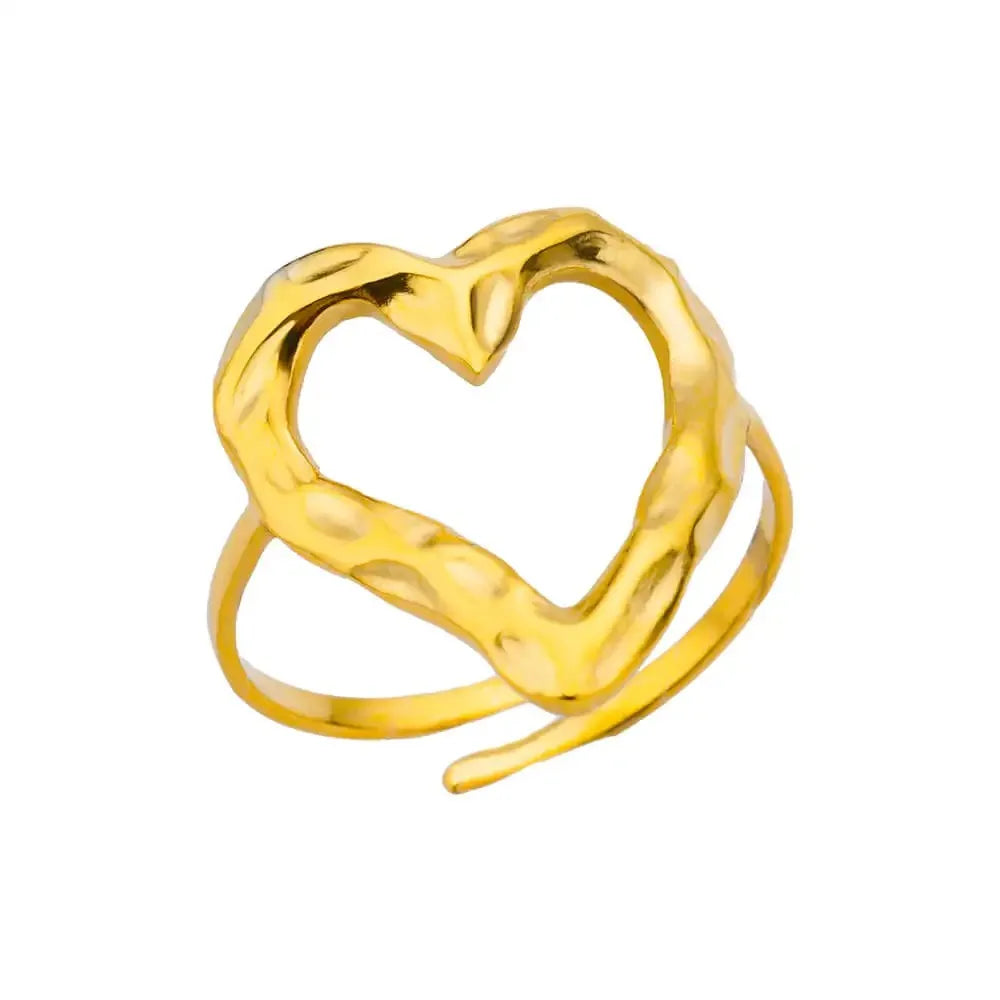 Zirkon Kleine Herzringe für Frauen Minimalismus Herzring Edelstahl Finger Zarter Ring Valentinstag Geschenke Kostenloser Versand