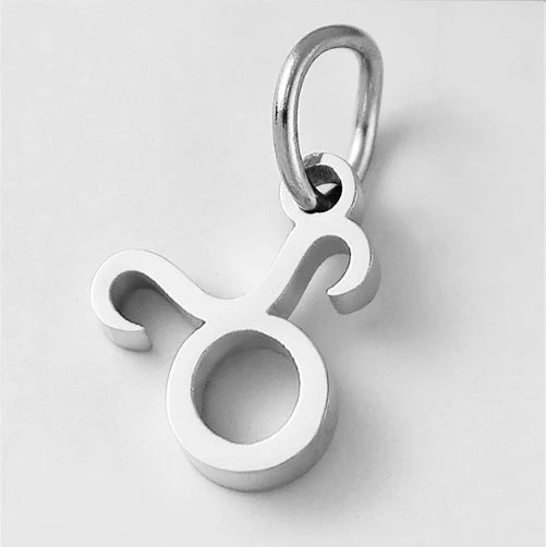 10PCS Stainless Steel Star Zodiac Sign 12 Constellation Pendant Accessories for Necklace Women Man Jewelry Gifts Wholesale