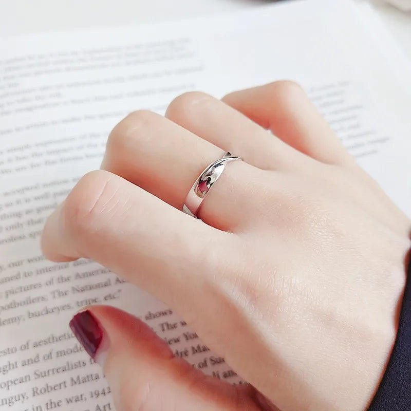 925er Silber Unregelmäßige Ringe für Frauen Hochzeit Luxusschmuck Accessoires und Echtschmuck