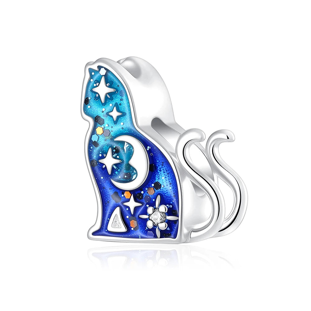 2026 925 Silber Blume, Schmetterling, Highland-Kuh, Motorrad-Anhänger passend für europäisches Original-Armband DIY Schmuck Exquisiter Schmuck
