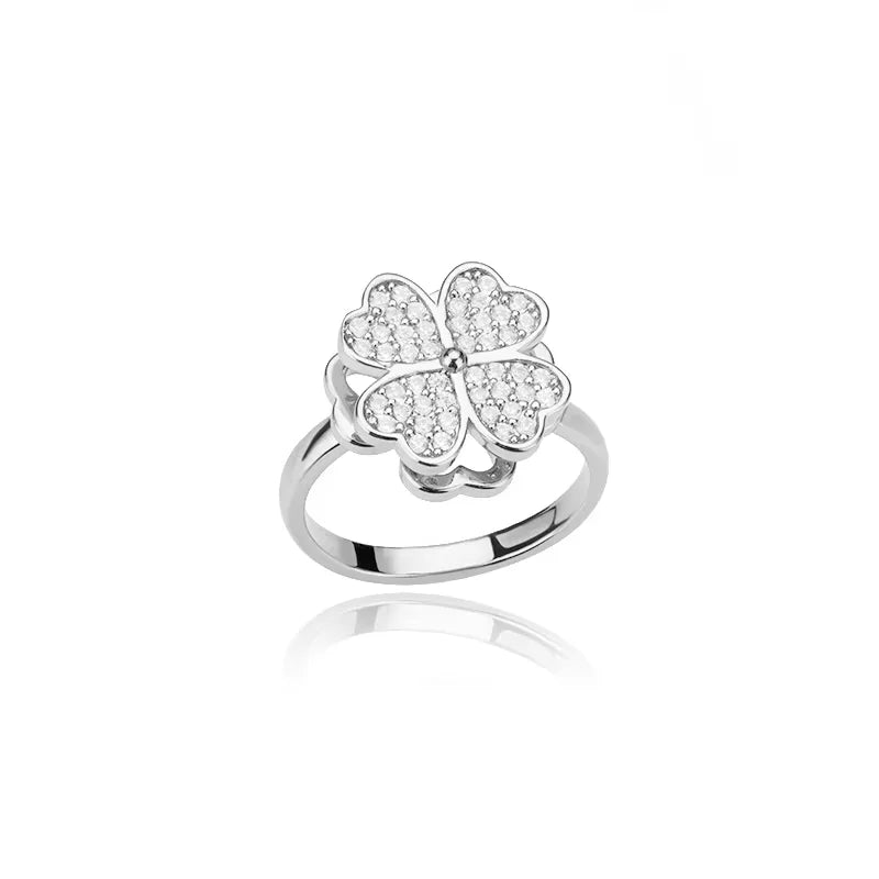 Anti-Stress Angst Fidget Ringe für Frauen Edelstahl Sonnenblume Sonne Stern Spinner Ring Weihnachtsgeschenke Dropshipping