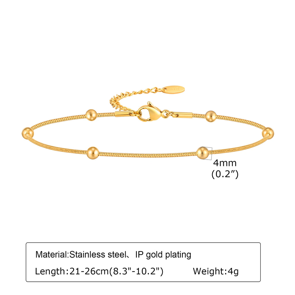 Edelstahl Glücksbringer Böses Auge Fußkettchen Armband für Frauen, blaues Auge Perlenkette Fußkettchen Sommer Strand Glücksbringer Amulett Geschenk
