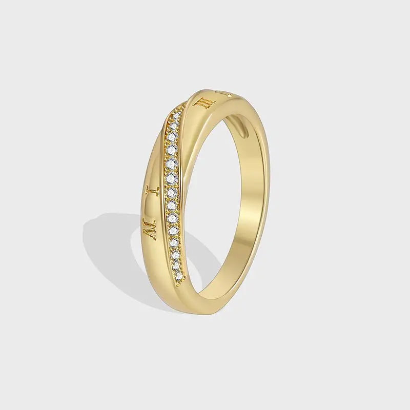 925 Sterling Silber Mode Ehering für Damen Mikropavé Zirkonia Fingerringe Weiblicher Verlobungsschmuck Accessoires