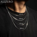 1 Unidad Cadena Eslabones Serpiente Punk Hip-hop Collar de Plata de Ley 925 para Hombres Mujeres Regalos de Joyería Masculina Cadenas Para Hombre
