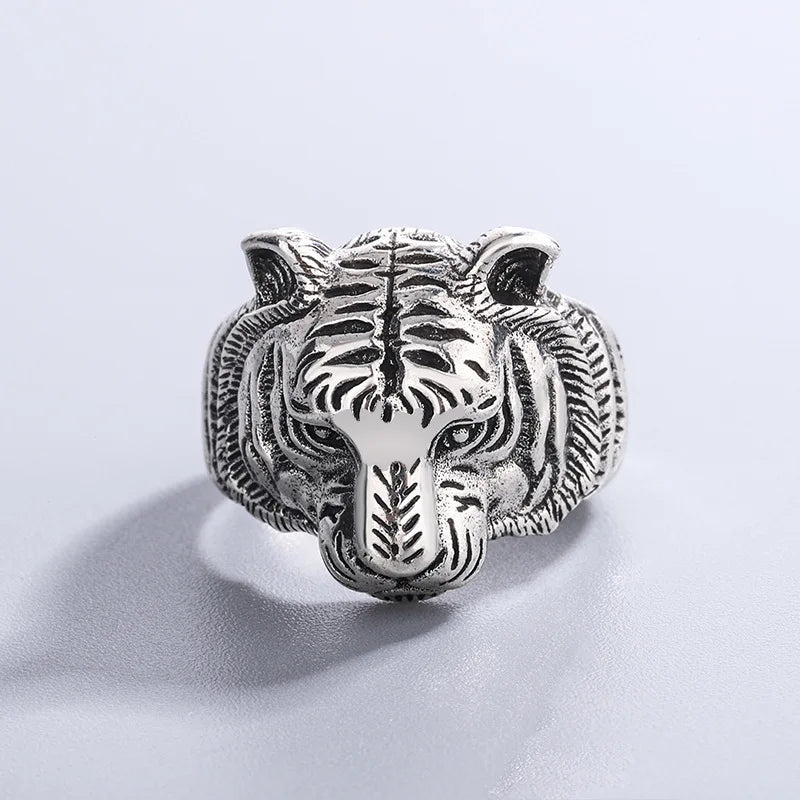 925er Sterlingsilber Tiger Verstellbare Ringe für Damen Verlobung Damenschmuck Accessoires Schmuck