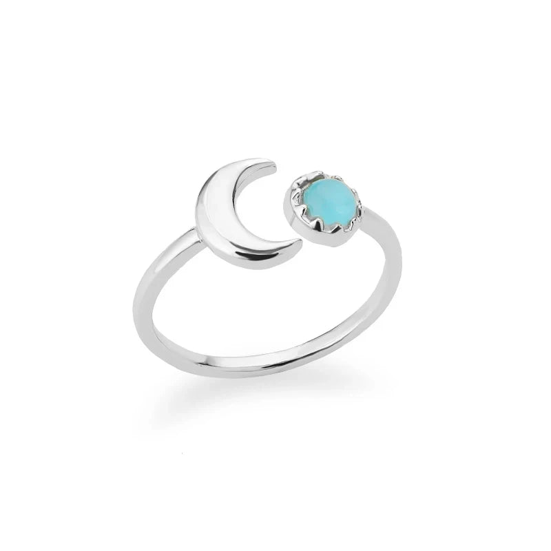 Edelstahl Lotusblumenring für Frauen, goldfarben, Vintage-Stein, Opal, ovaler Blumenring, modischer ästhetischer Schmuck, Geschenk