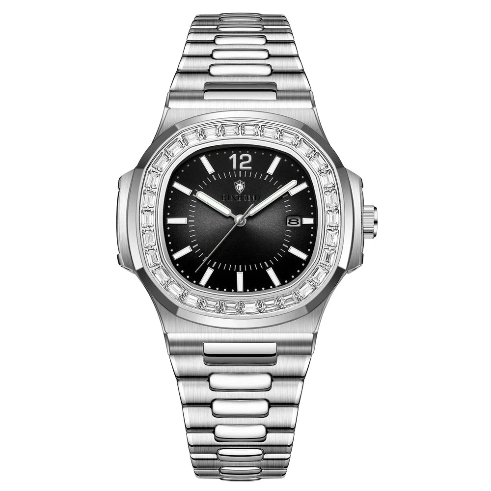 Nuevo reloj digital simple de diamantes para hombre, regalos, relojes de pulsera de cuarzo de moda, relojes automáticos para hombre, reloj de hombre Montre Homme