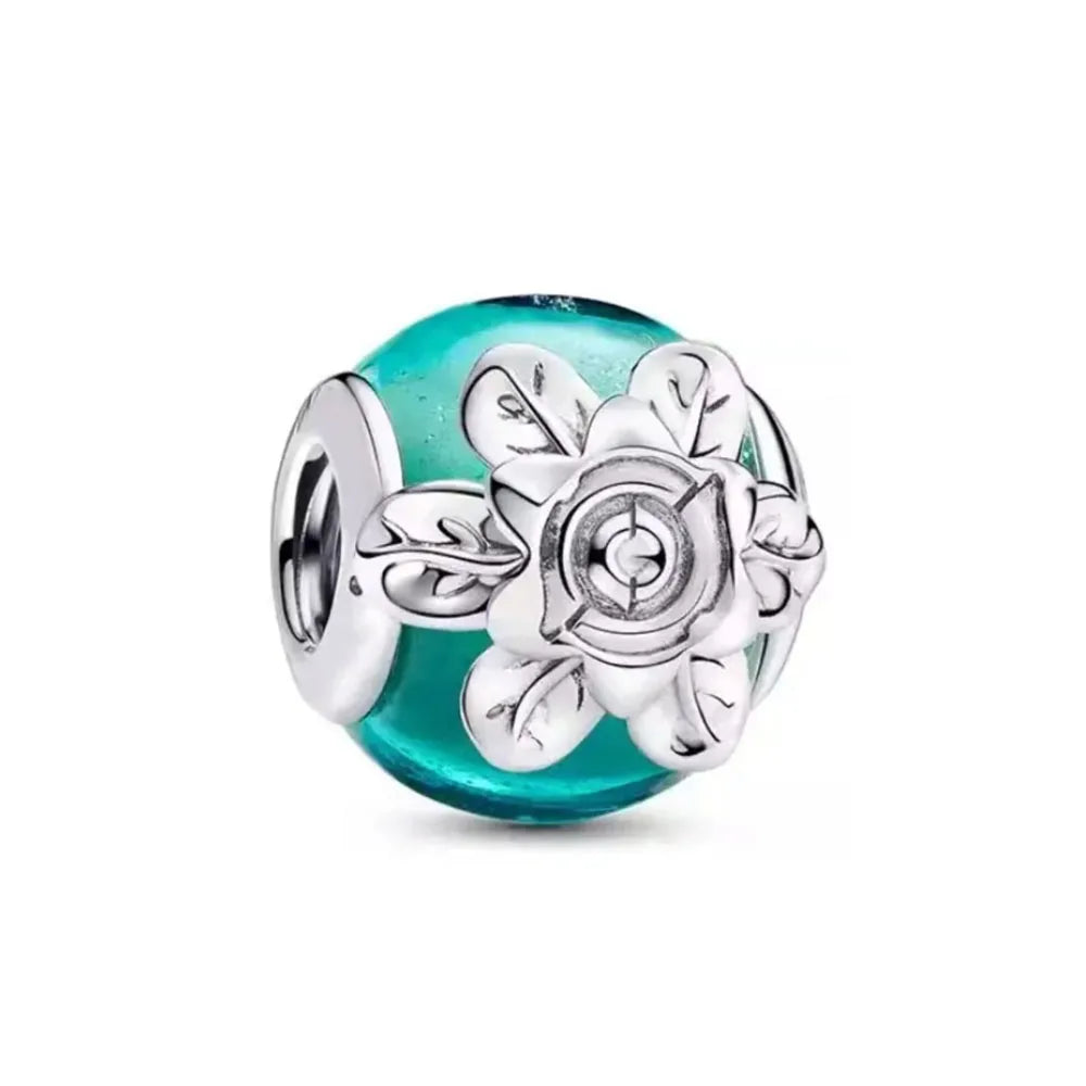 Heiß verkaufter Weihnachts-Weihnachtsmann 925er Silber Charm Bead passend für europäische Armband-Armreifen Damenhalskette Schmuck