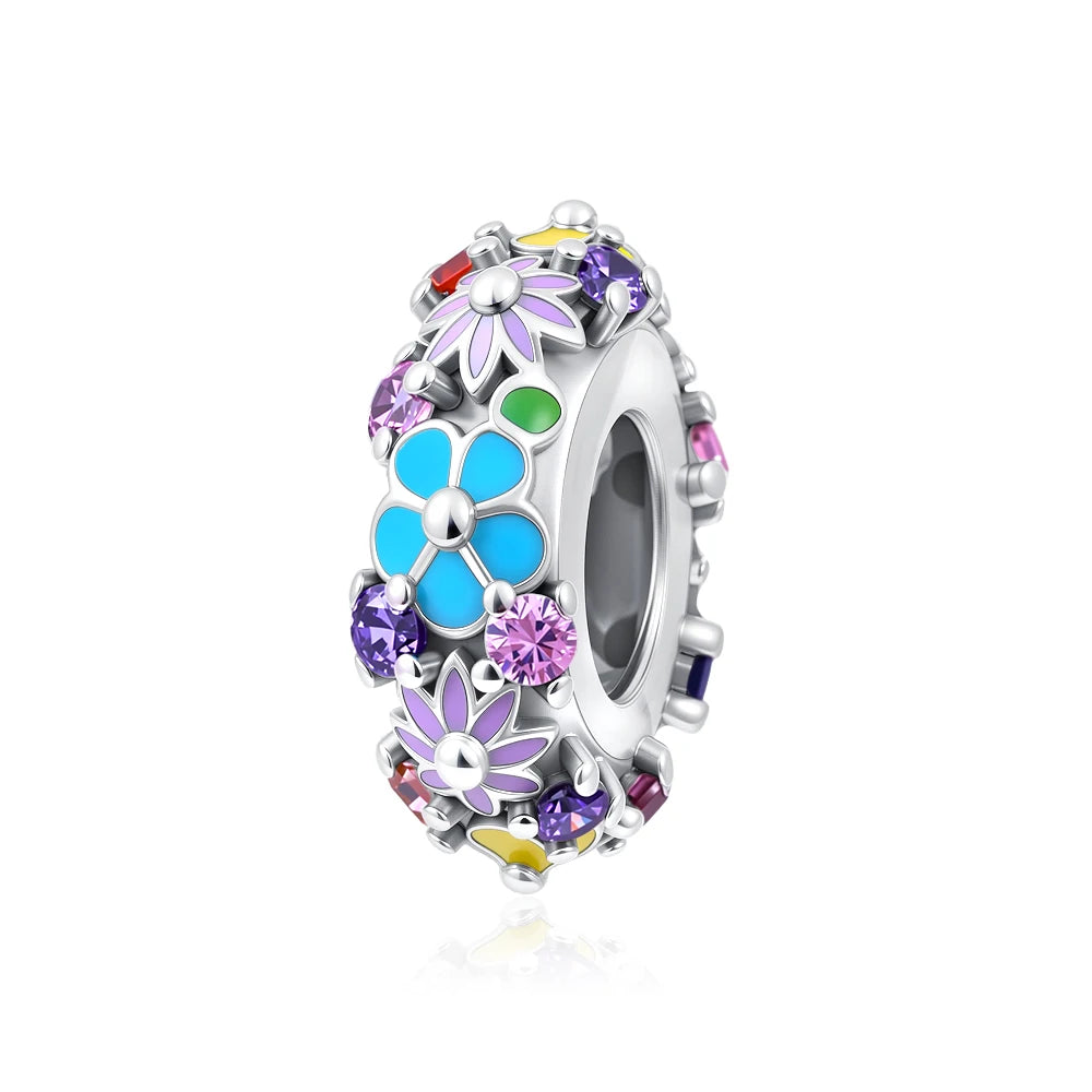 2026 925 Silber Blume, Schmetterling, Highland-Kuh, Motorrad-Anhänger passend für europäisches Original-Armband DIY Schmuck Exquisiter Schmuck