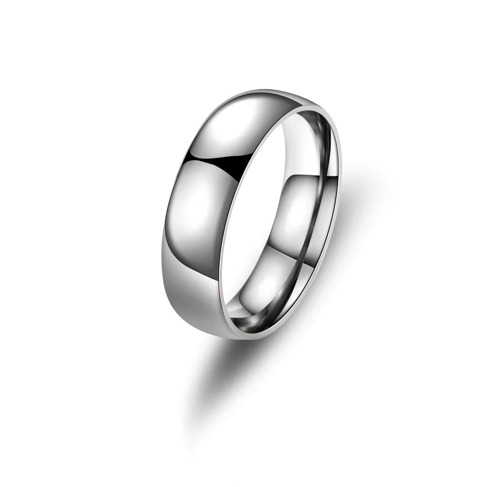 Mode Charme Schmuck Ring für Herren Damen Edelstahl Schwarze Ringe Hochzeit Verlobung Hochwertiges Matt Herren Accessoire