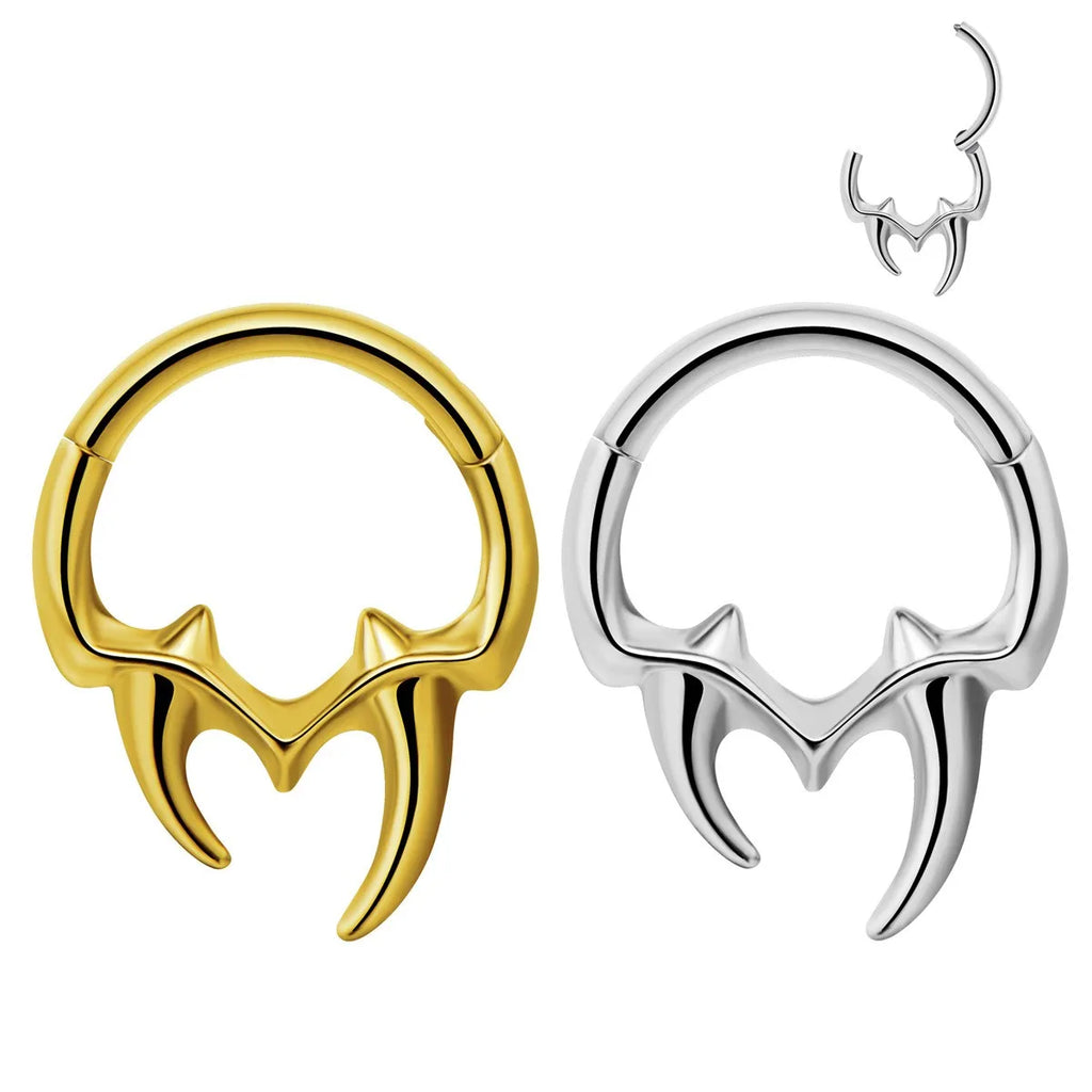 Blumen Nasenring Septum 100% 316L Chirurgenstahl Zirkon Clicker Daith Piercing Ohrknorpel Helix Hoop Blumen Wassertropfen