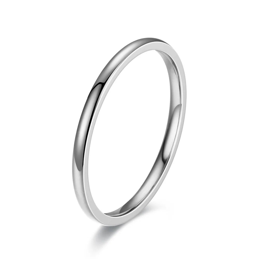 Mode Charme Schmuck Ring für Herren Damen Edelstahl Schwarze Ringe Hochzeit Verlobung Hochwertiges Matt Herren Accessoire