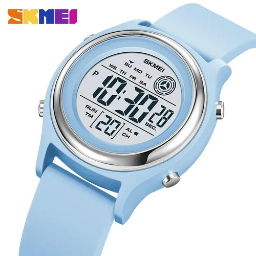SKMEI Luxus Wasserdichte Stoßfeste Sport Countdown Uhren Damen Digital Armbanduhr für Frauen Stoppuhr Dame Mädchen Relojes 2094