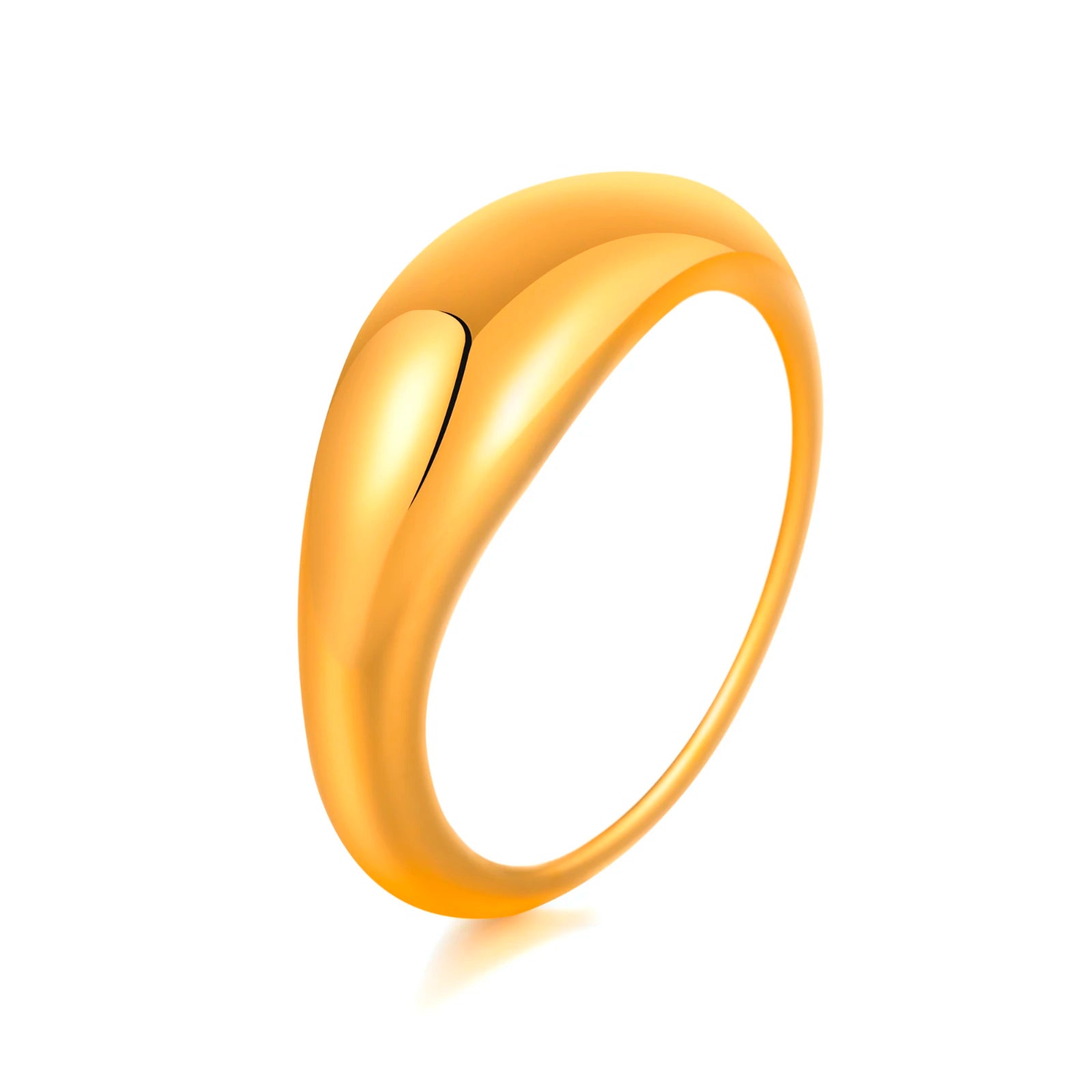 Einfacher Chevron V-Form Ring oder Party 316L Edelstahl Modeschmuck Ringe für Damen