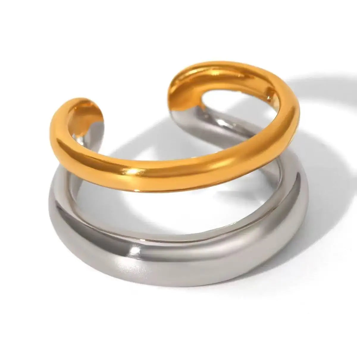 Wasserdichter, hohler Edelstahl-Fingerring der Spitzenklasse, trendig für Frauen, personalisierter Schmuck Großhandel