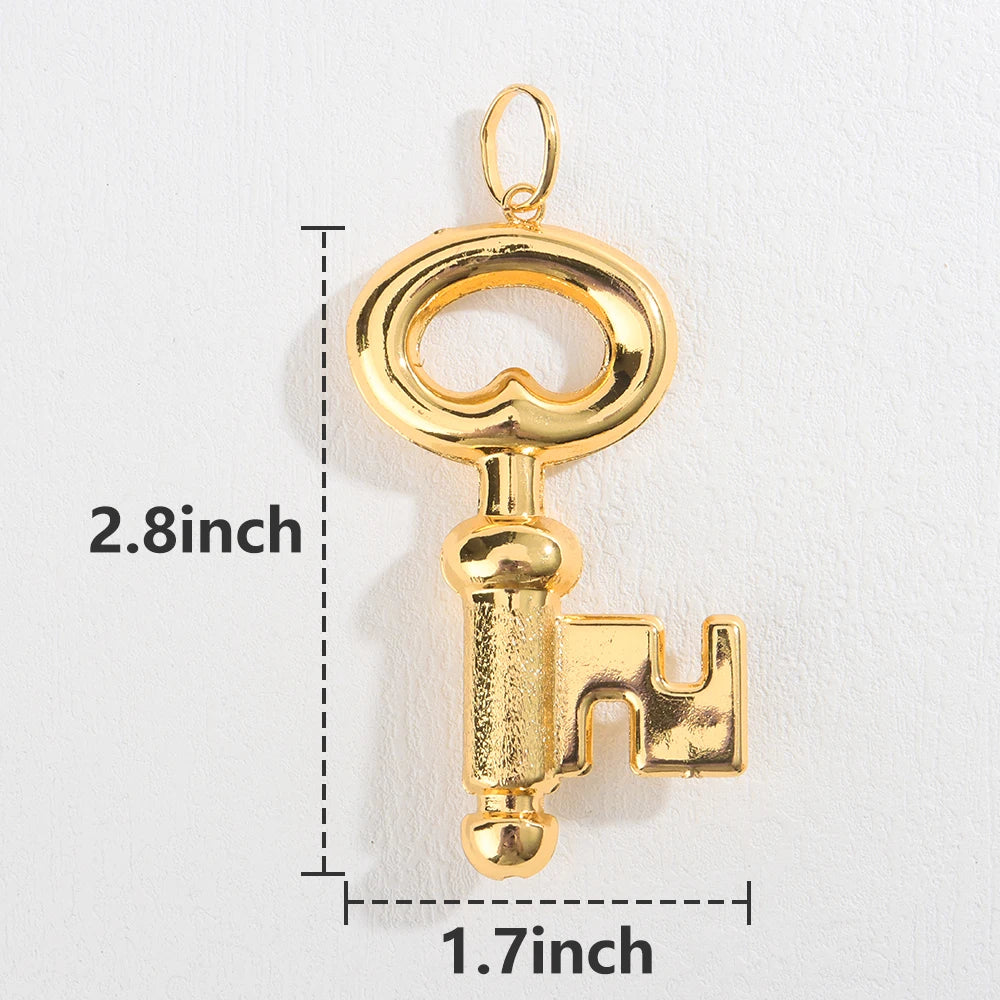 Collar con colgante de mapa de África de gran venta para mujer y hombre, chapado en oro, joyería de moda al por mayor, apilable, uso diario, regalo de fiesta