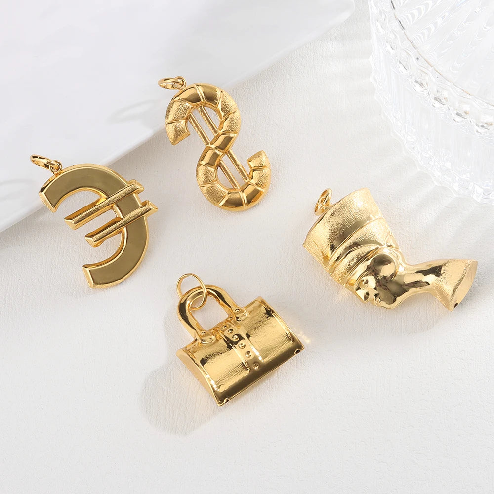 Hot Selling Pendant Africa Map Pendant Necklace Women Men Gold Plated Wholesale Fashion Stackable Jewelry Daily Wear Party Gift