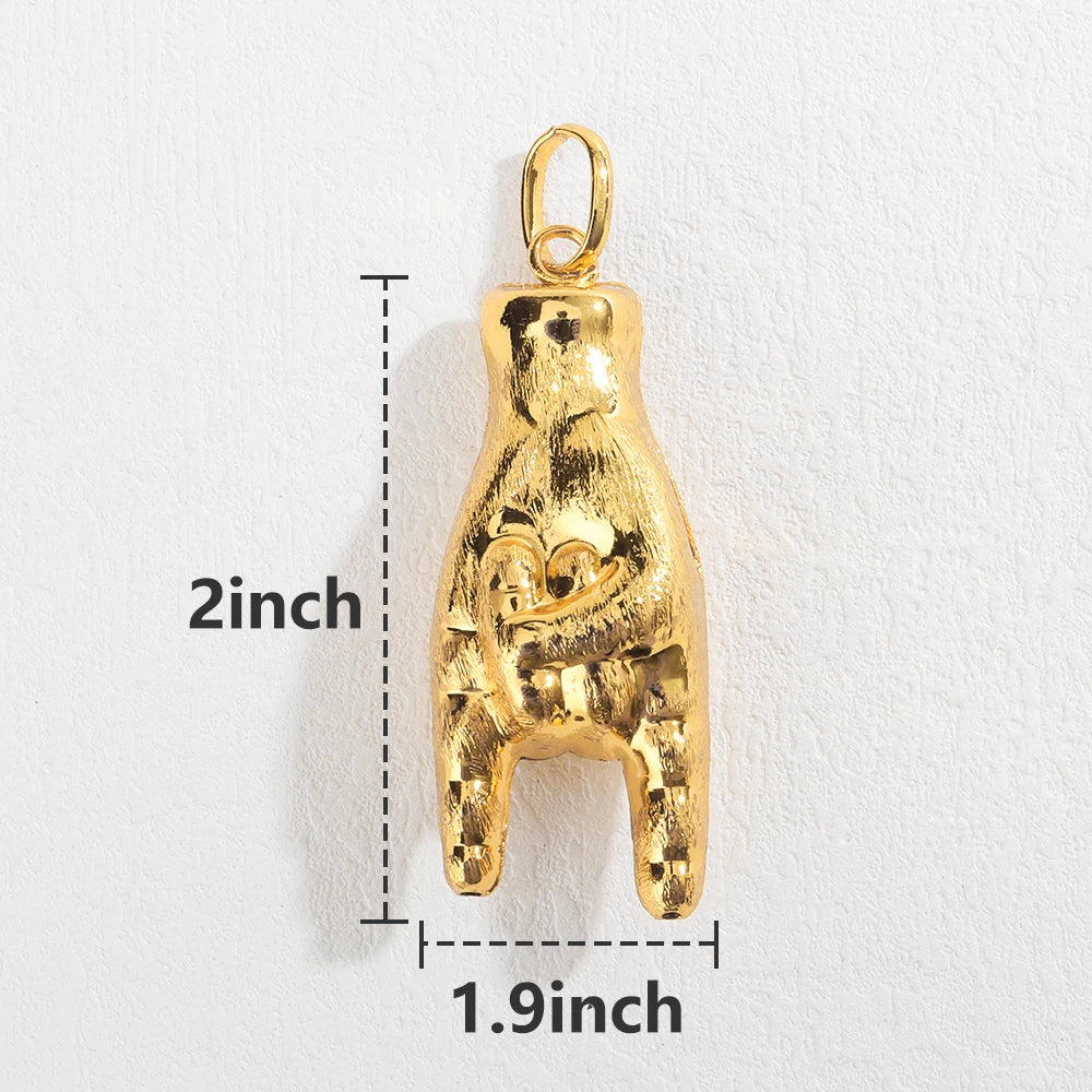 Collar con colgante de mapa de África de gran venta para mujer y hombre, chapado en oro, joyería de moda al por mayor, apilable, uso diario, regalo de fiesta